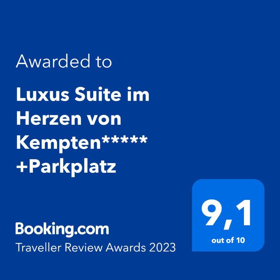 Luxus Suite Im Herzen Von Kempten***** +Parkplatz Экстерьер фото