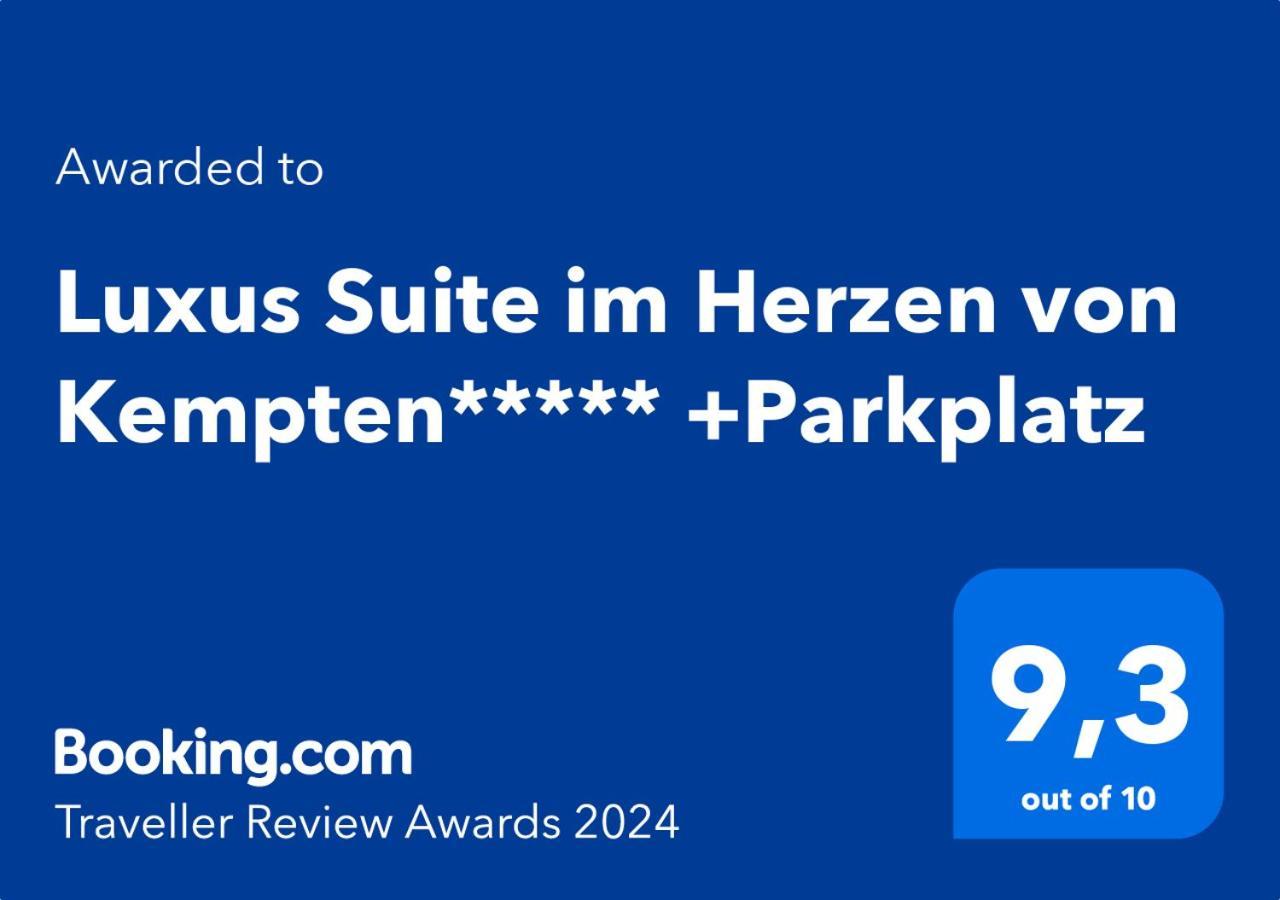 Luxus Suite Im Herzen Von Kempten***** +Parkplatz Экстерьер фото